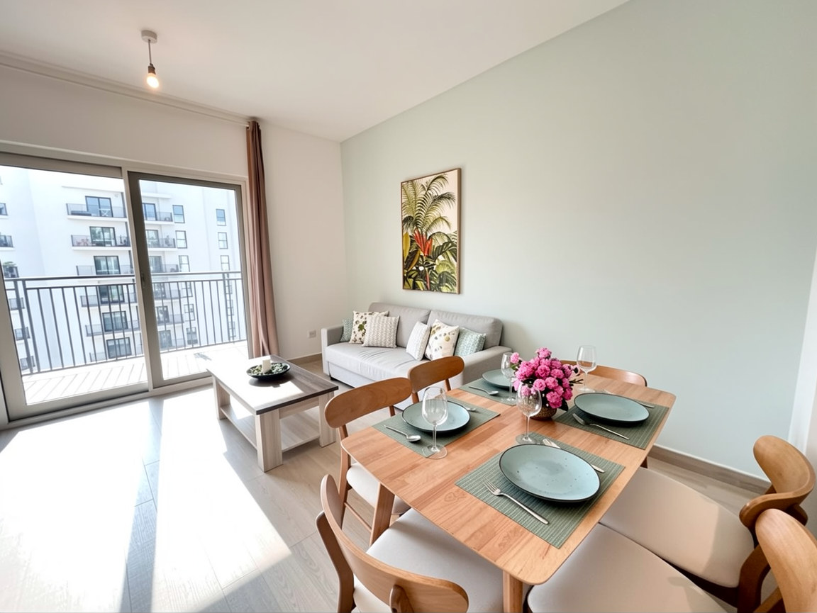 2-Bedroom Furnished Apartment for Rent in Water’s Edge, Yas Island – 1,076 sqft - RE/MAX Vesta